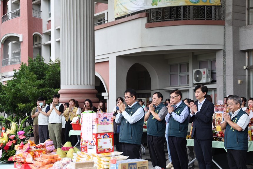 曾文市政願景園區中元祈安普渡  黃偉哲祈願台南平安、市...