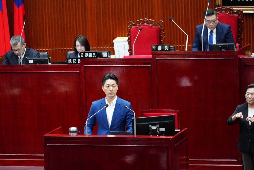 蔣萬安赴議會專案報告  穩健打造友善全齡化的韌性防災城...