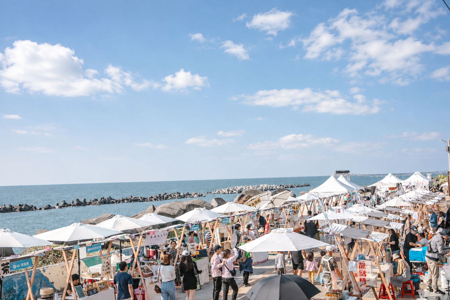 海線潮旅行9/5梓官赤崁登場　50攤美食、音樂市集串聯漁村...