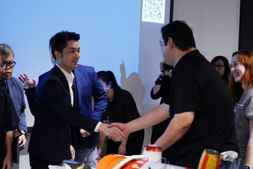 出席台北藝術進駐國際沙龍  蔣萬安：結合科技優勢打造國...