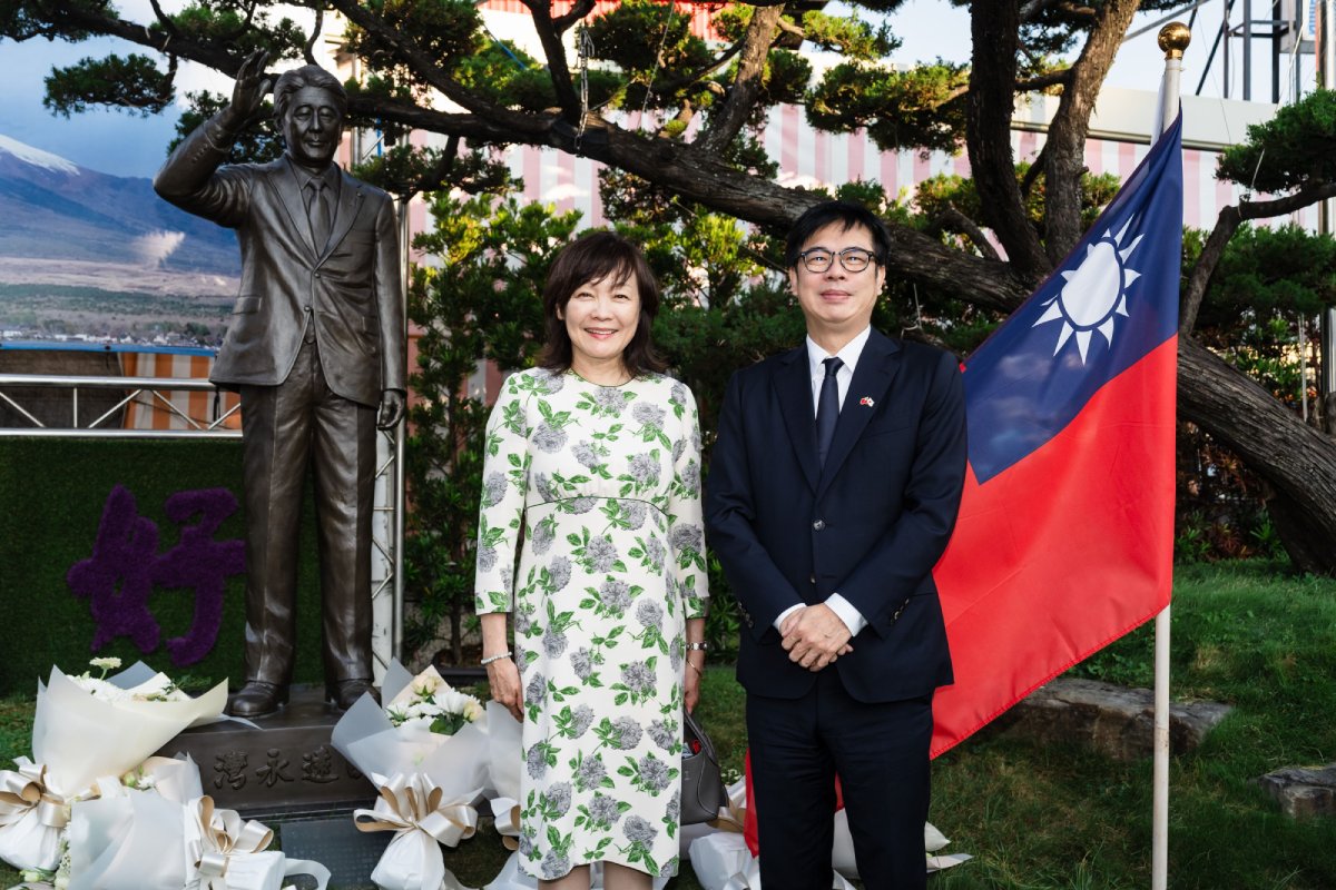 安倍昭惠夫人五度訪高拜會陳其邁  「歡迎回家」延續台日深厚情誼